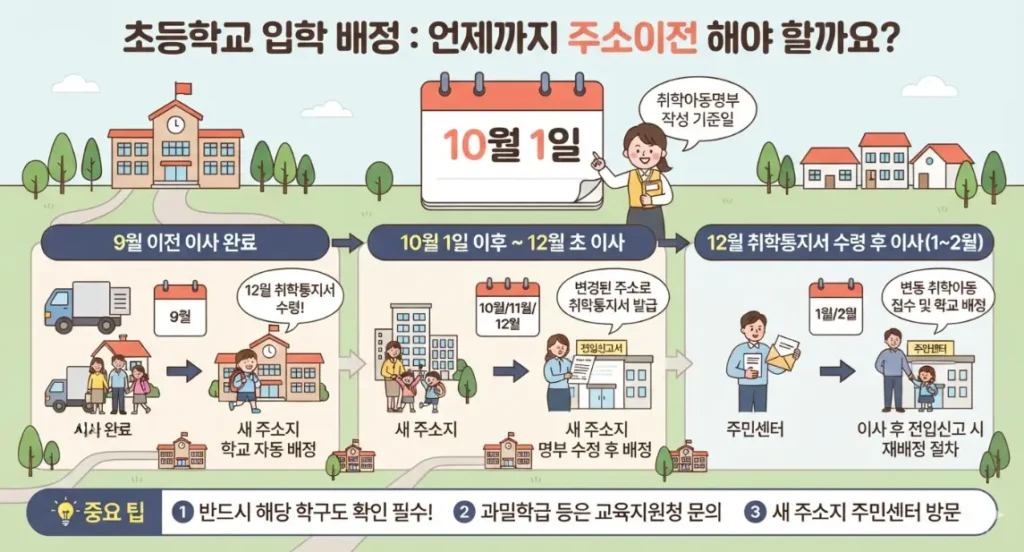 초등학교-입학을-앞두고-거주지-주소