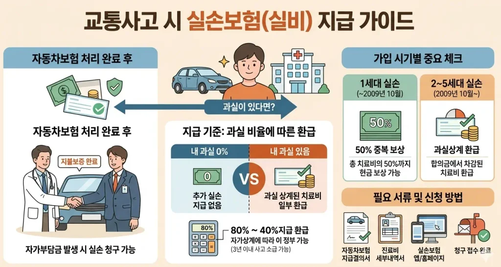 교통사고-시-실손보험