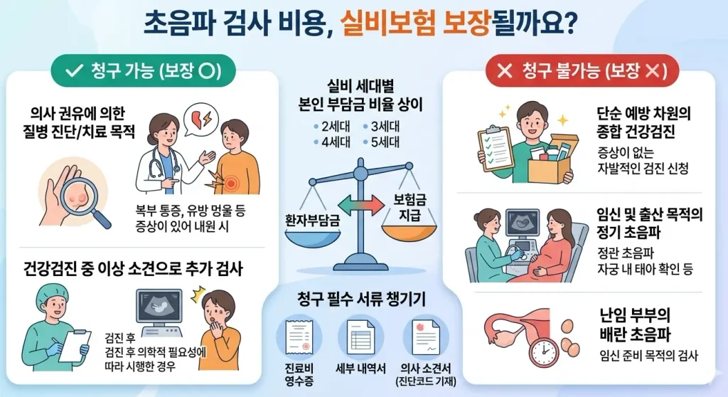 초음파-검사-비용-실비-청구